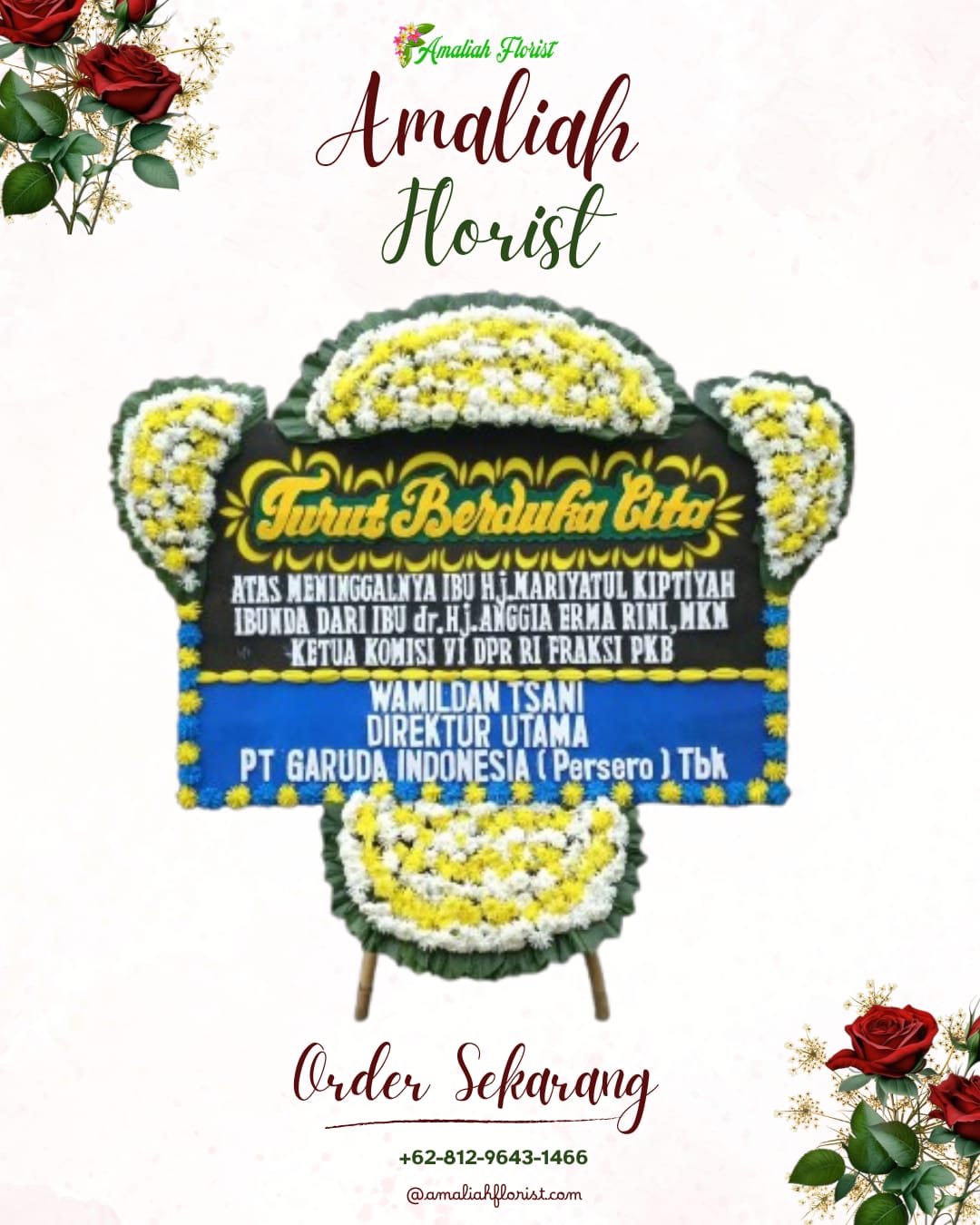 Papan Bunga Duka Payakumbuh Selatan